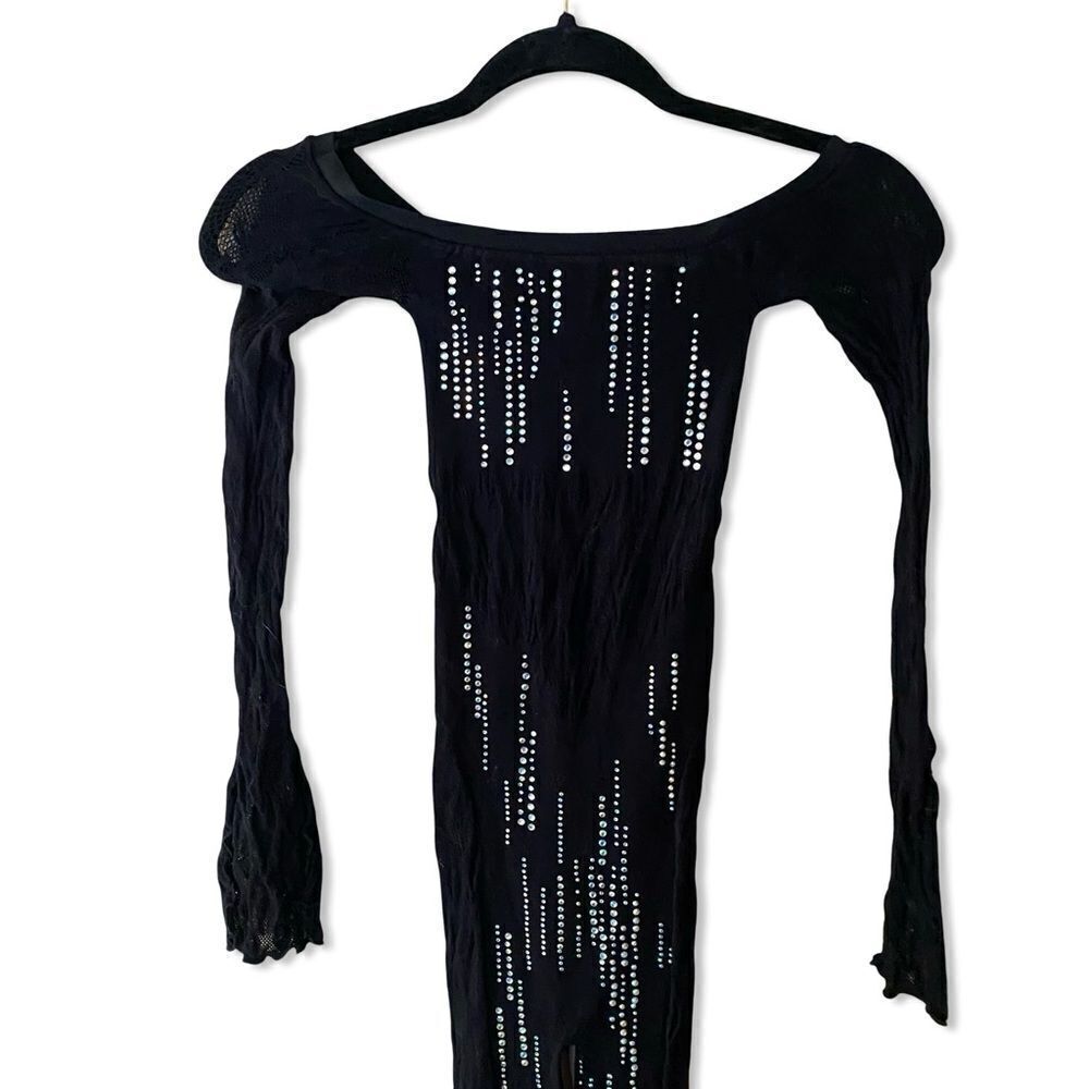 Poster Girl Adella Jumpsuit Shapewear Off The Shoulder black stretch Revolve O/S - Picture 12 of 16